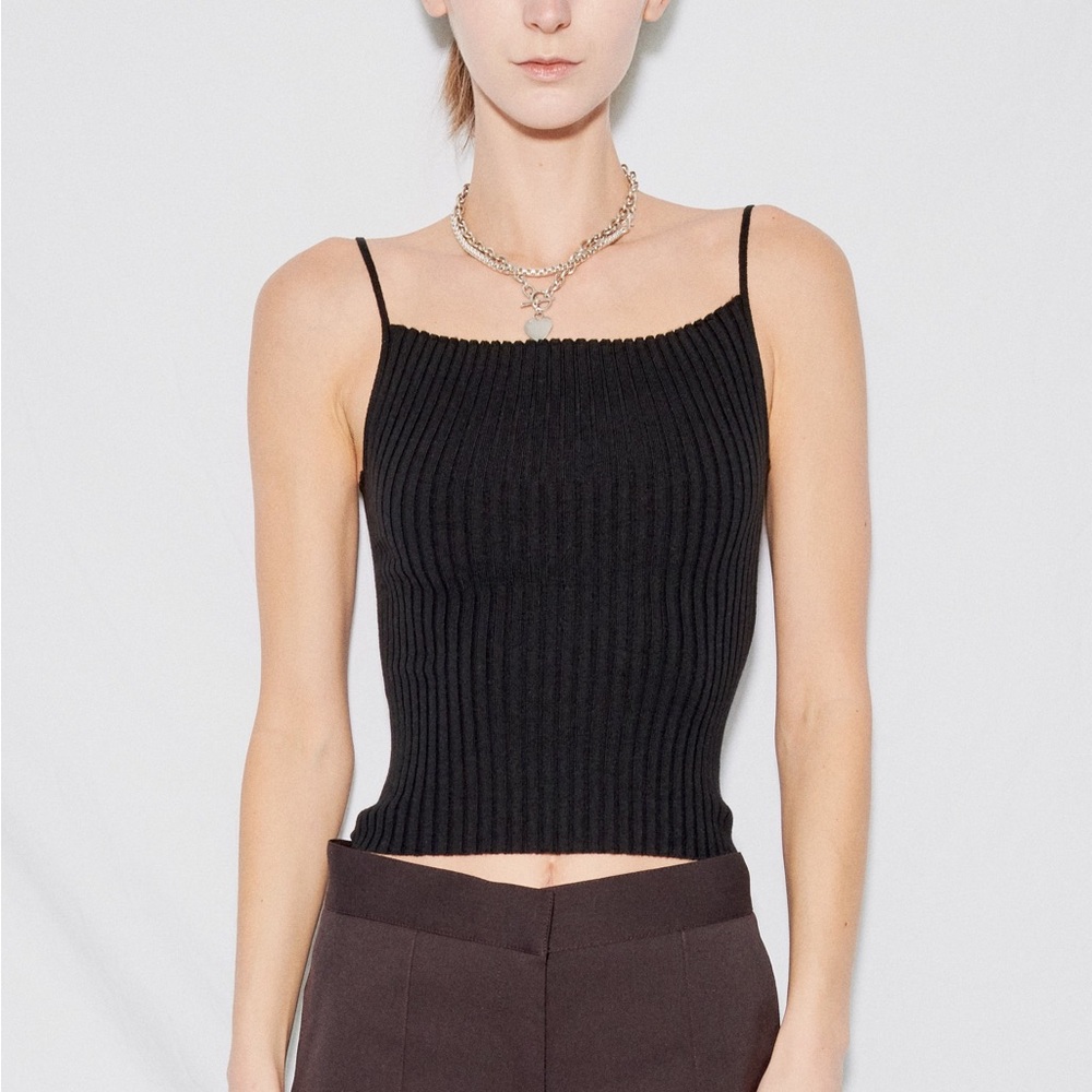 giu giu Nonna Tank in Onyx